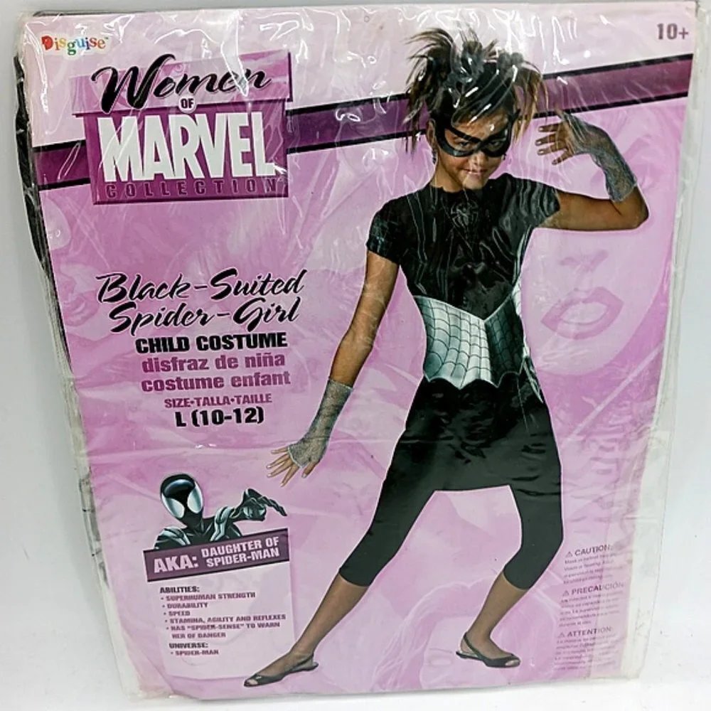 MARVEL Spider-Girl Costume Girls Disguise Daughter of Spider Man Halloween
